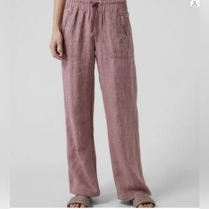 Athleta Cabo Linen Wide Leg pants
